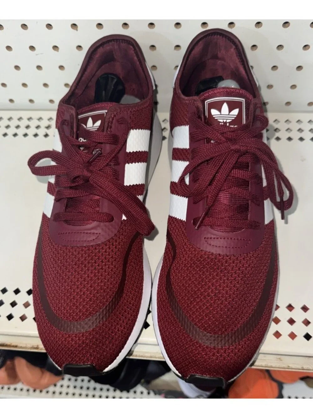 Adidas N-5923 Mens Athletic Shoes Sneakers Size 12 Burgundy White DB0960